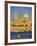 View at Sunset to Valletta with Dome of Carmelite Church, Valletta, Malta, Mediterranean, Europe-Stuart Black-Framed Photographic Print