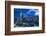 View at the Frankfurt Skyline at Dusk, Frankfurt Am Main, Hesse, Germany-Bernd Wittelsbach-Framed Photographic Print