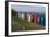 View, Coloured, Beach, Huts, Bay, Sea, Embankment, Southwold, Suffolk, England-Natalie Tepper-Framed Photo
