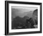 View Down "Grand Canyon National Park" Arizona 1933-1942-Ansel Adams-Framed Art Print