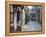 View Down Narrow Cobbled Street, Erice, Sicily, Italy, Europe-Stuart Black-Framed Premier Image Canvas