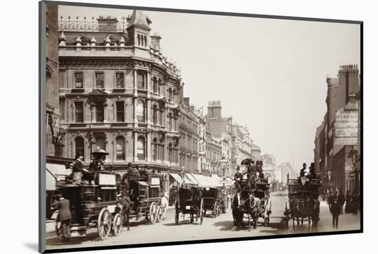 View down Oxford Street, London, 19th century-Unknown-Mounted Photographic Print