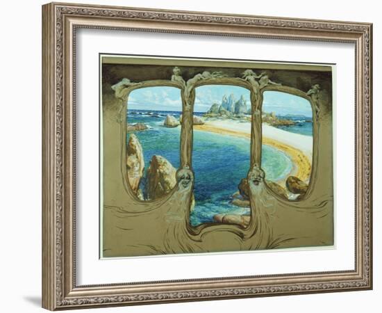 View from a Carriage Window-Frantisek Kupka-Framed Giclee Print