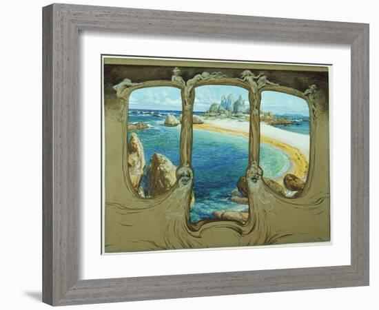 View from a Carriage Window-Frantisek Kupka-Framed Giclee Print
