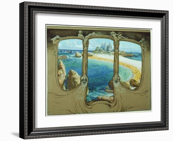 View from a Carriage Window-Frantisek Kupka-Framed Giclee Print