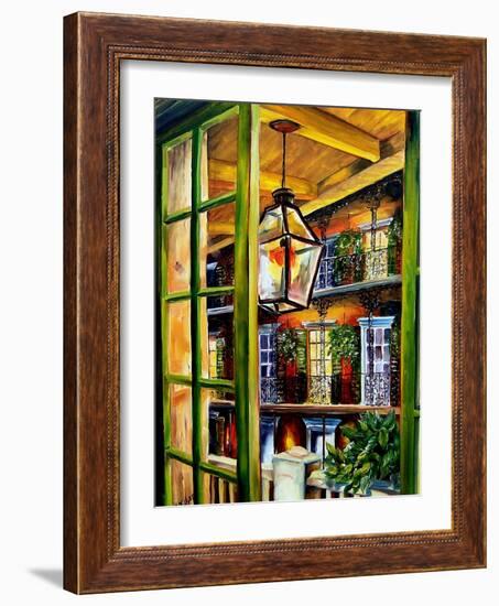 View from a French Quarter Balcony-Diane Millsap-Framed Art Print