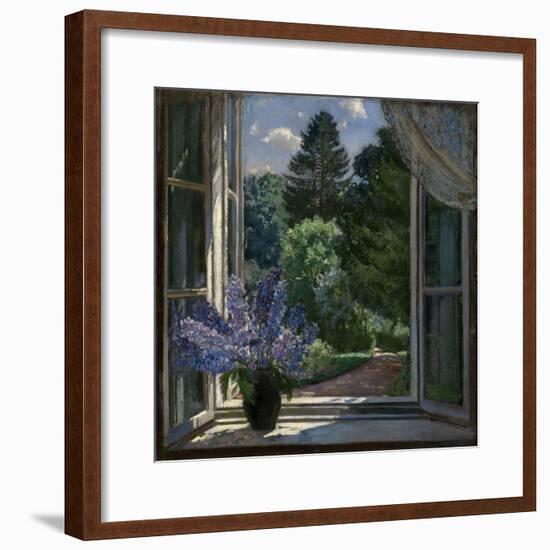 View from a Window, 1939-Stanislav Yulianovich Zhukovsky-Framed Premium Giclee Print