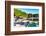 View from above of Decumanus (Main road), Ostia Antica archaeological site, Ostia, Rome province-Nico Tondini-Framed Photographic Print