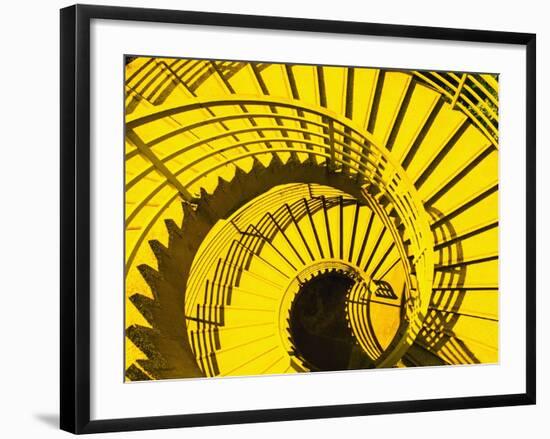 View from Above of Spiral Staircase-Reed Kaestner-Framed Photographic Print