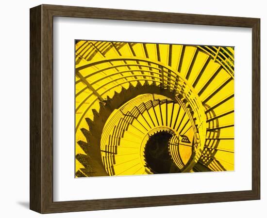 View from Above of Spiral Staircase-Reed Kaestner-Framed Photographic Print