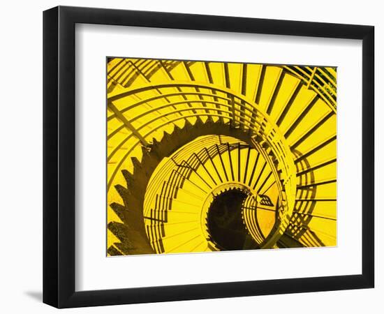 View from Above of Spiral Staircase-Reed Kaestner-Framed Photographic Print