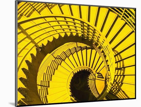 View from Above of Spiral Staircase-Reed Kaestner-Mounted Photographic Print