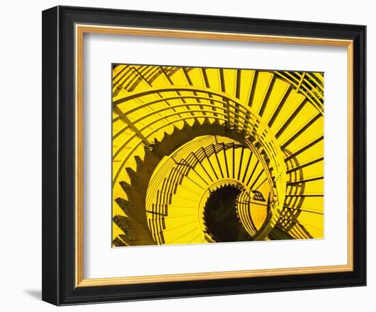 View from Above of Spiral Staircase-Reed Kaestner-Framed Photographic Print