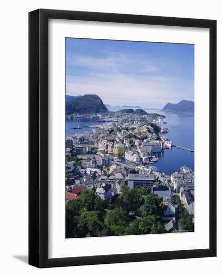 View from Aksla Over Alesund, Romsdal, Norway, Scandinavia, Europe-Geoff Renner-Framed Photographic Print