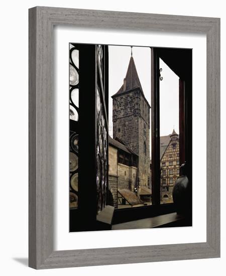 View from Albrecht Duerer's House in Nuernberg, Germany-Albrecht Dürer-Framed Giclee Print