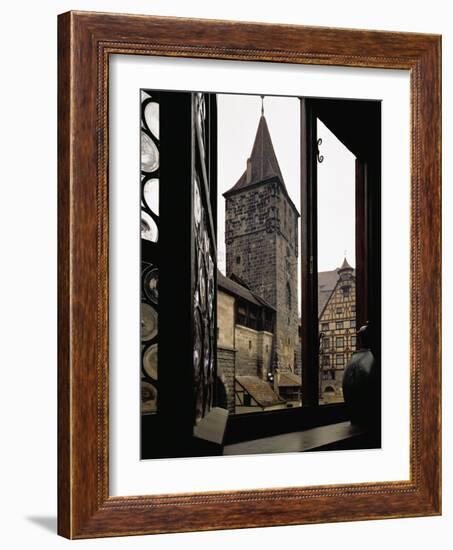 View from Albrecht Duerer's House in Nuernberg, Germany-Albrecht Dürer-Framed Giclee Print