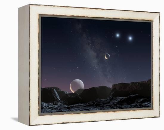 View From An Alien Planet, Artwork-Chris Butler-Framed Premier Image Canvas