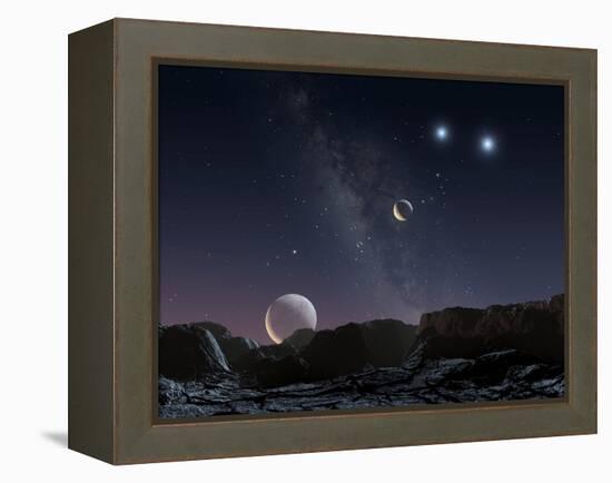 View From An Alien Planet, Artwork-Chris Butler-Framed Premier Image Canvas