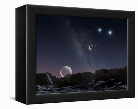 View From An Alien Planet, Artwork-Chris Butler-Framed Premier Image Canvas