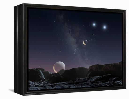 View From An Alien Planet, Artwork-Chris Butler-Framed Premier Image Canvas