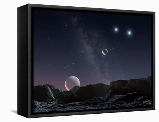 View From An Alien Planet, Artwork-Chris Butler-Framed Premier Image Canvas