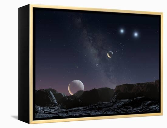 View From An Alien Planet, Artwork-Chris Butler-Framed Premier Image Canvas