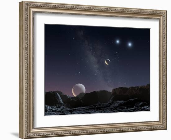 View From An Alien Planet, Artwork-Chris Butler-Framed Photographic Print