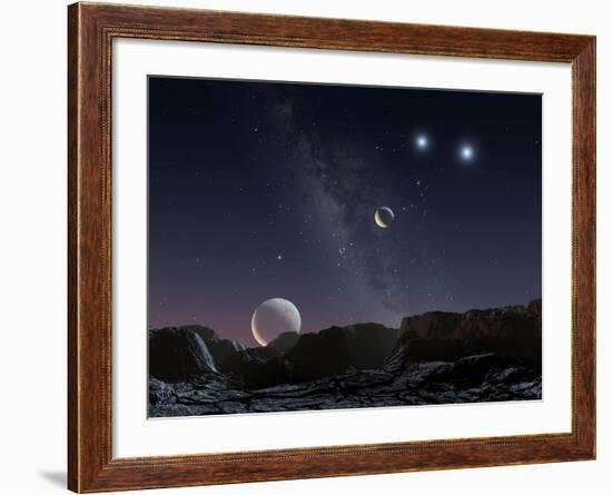 View From An Alien Planet, Artwork-Chris Butler-Framed Photographic Print