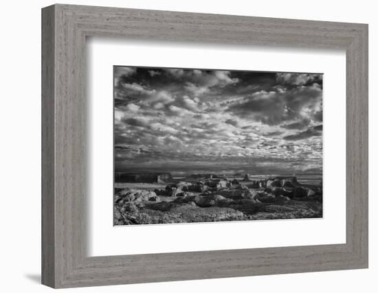 View from Atop Hunt's Mesa in Monument Valley Tribal Park of the Navajo Nation, Arizona and Utah-Jerry Ginsberg-Framed Photographic Print