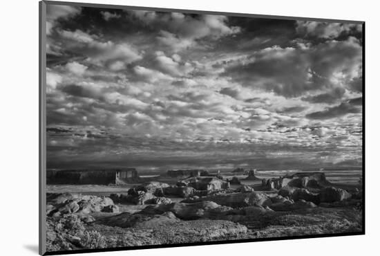 View from Atop Hunt's Mesa in Monument Valley Tribal Park of the Navajo Nation, Arizona and Utah-Jerry Ginsberg-Mounted Photographic Print