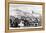 View from Avebury Steeple of Silbury Hill, Illustration from Stonehenge: a Temple Restored-William Stukeley-Framed Premier Image Canvas