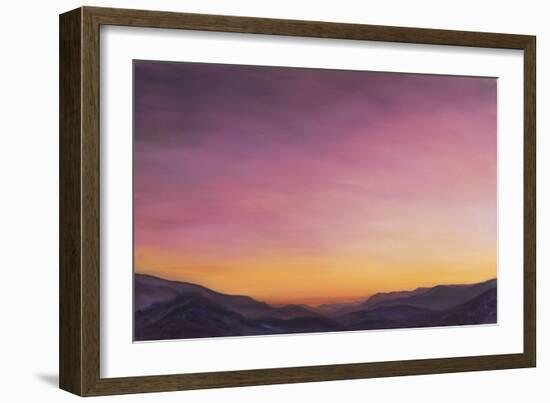 View from Bayacas Spain, 2023 (Oil on Canvas)-Antonia Myatt-Framed Giclee Print