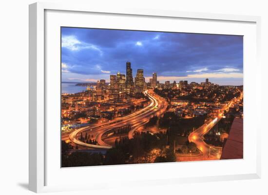 View from Beacon Hill, Pacific Med Center, Seattle, Washington-Stuart Westmorland-Framed Photographic Print