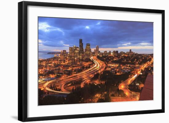 View from Beacon Hill, Pacific Med Center, Seattle, Washington-Stuart Westmorland-Framed Photographic Print