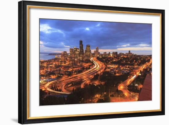 View from Beacon Hill, Pacific Med Center, Seattle, Washington-Stuart Westmorland-Framed Photographic Print