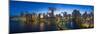 View from Brickell Key, a Small Island Covered in Apartment Towers, Towards the Miami Skyline-Gavin Hellier-Mounted Photographic Print
