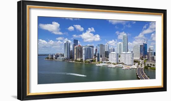 View from Brickell Key, Florida-Gavin Hellier-Framed Photographic Print