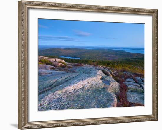 View from Cadillac Mountain, Acadia National Park, Mount Desert Island, Maine, New England, USA-Alan Copson-Framed Photographic Print