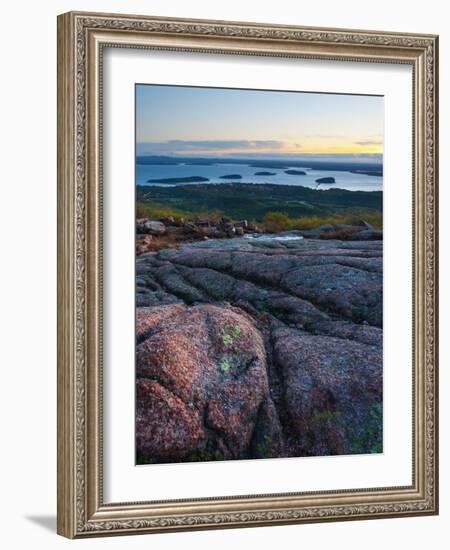 View from Cadillac Mountain, Acadia National Park, Mount Desert Island, Maine, New England, USA-Alan Copson-Framed Photographic Print