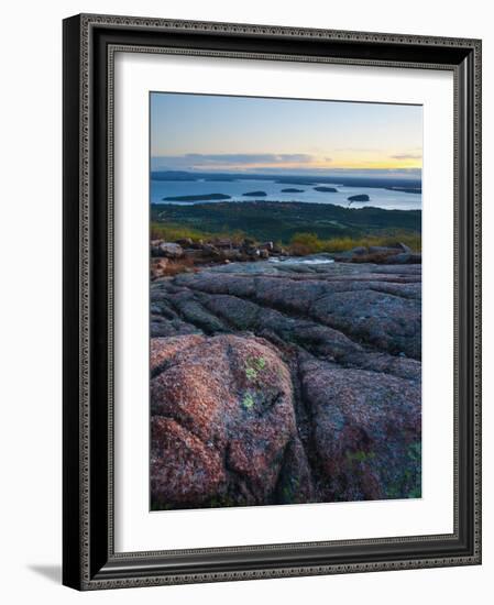 View from Cadillac Mountain, Acadia National Park, Mount Desert Island, Maine, New England, USA-Alan Copson-Framed Photographic Print