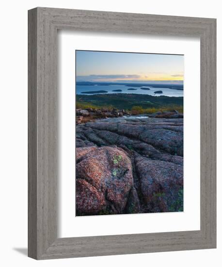 View from Cadillac Mountain, Acadia National Park, Mount Desert Island, Maine, New England, USA-Alan Copson-Framed Photographic Print