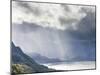 View from Carr Brae Towards Head of Loch Duich and Five Sisters of Kintail with Rays of Sunlight Bu-Lee Frost-Mounted Photographic Print