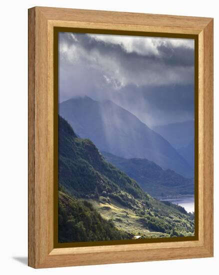 View from Carr Brae Towards Head of Loch Duich and Five Sisters of Kintail with Sunlight Bursting T-Lee Frost-Framed Premier Image Canvas