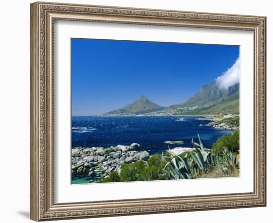 View from Chapman's Peak Drive, Near Cape Town, South Africa-Fraser Hall-Framed Photographic Print