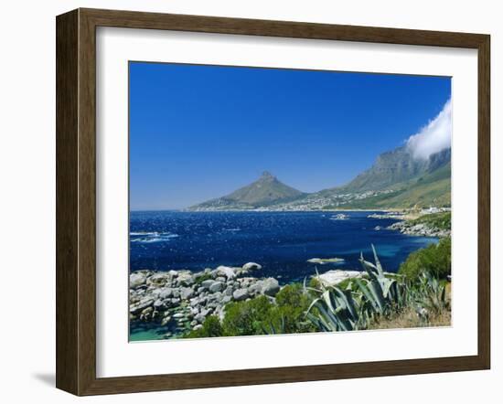 View from Chapman's Peak Drive, Near Cape Town, South Africa-Fraser Hall-Framed Photographic Print