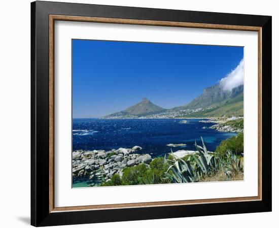 View from Chapman's Peak Drive, Near Cape Town, South Africa-Fraser Hall-Framed Photographic Print