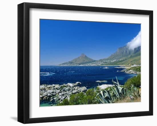 View from Chapman's Peak Drive, Near Cape Town, South Africa-Fraser Hall-Framed Photographic Print