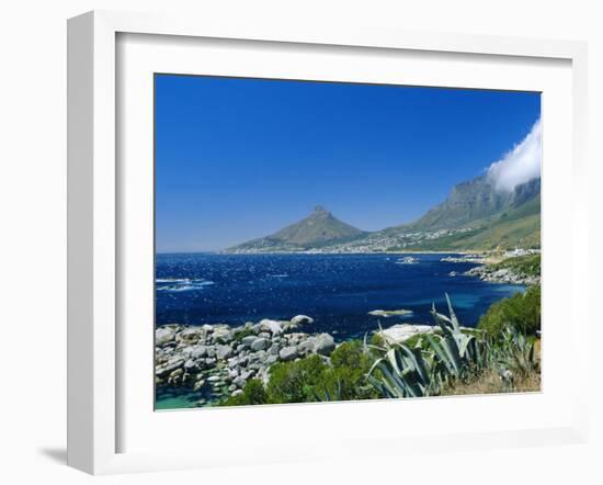 View from Chapman's Peak Drive, Near Cape Town, South Africa-Fraser Hall-Framed Photographic Print