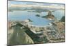 View from Corcovado, Rio De Janeiro, Brazil-null-Mounted Art Print