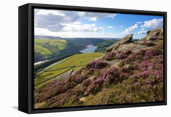 View from Derwent Edge, Peak District National Park, Derbyshire, England, United Kingdom, Europe-Frank Fell-Framed Premier Image Canvas